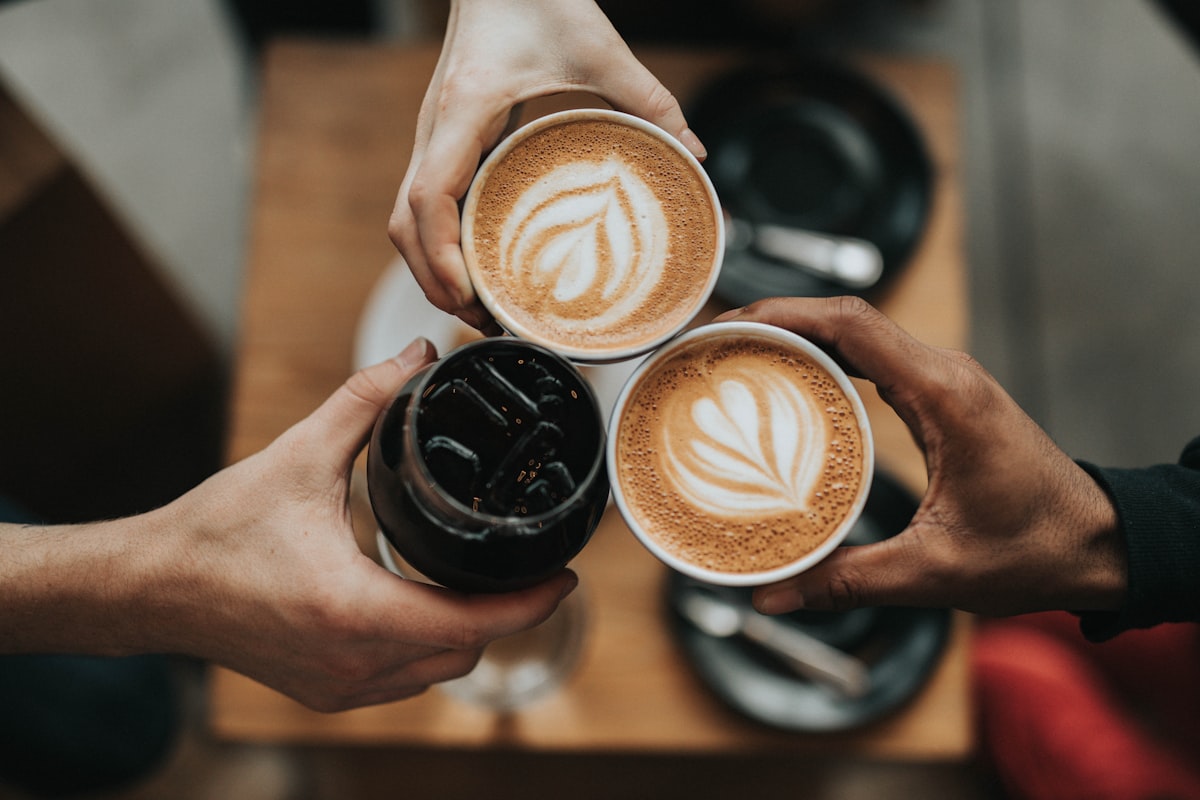 Handcrafted coffee at Bayside Cafe